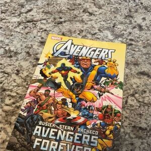Marvel Avengers Forever Comic - Yellow and Blue Cover